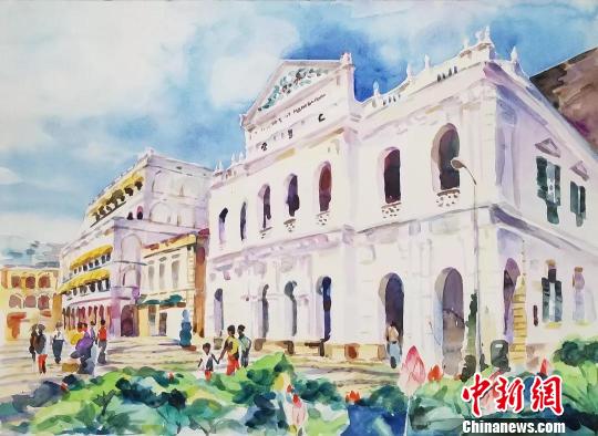 澳门六屋围绘画，传统与创新的完美融合澳门六屋围绘画图